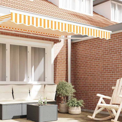 Sostituzione della mantovana per tenda Giallo e Bianco 2,5 m | homemem39