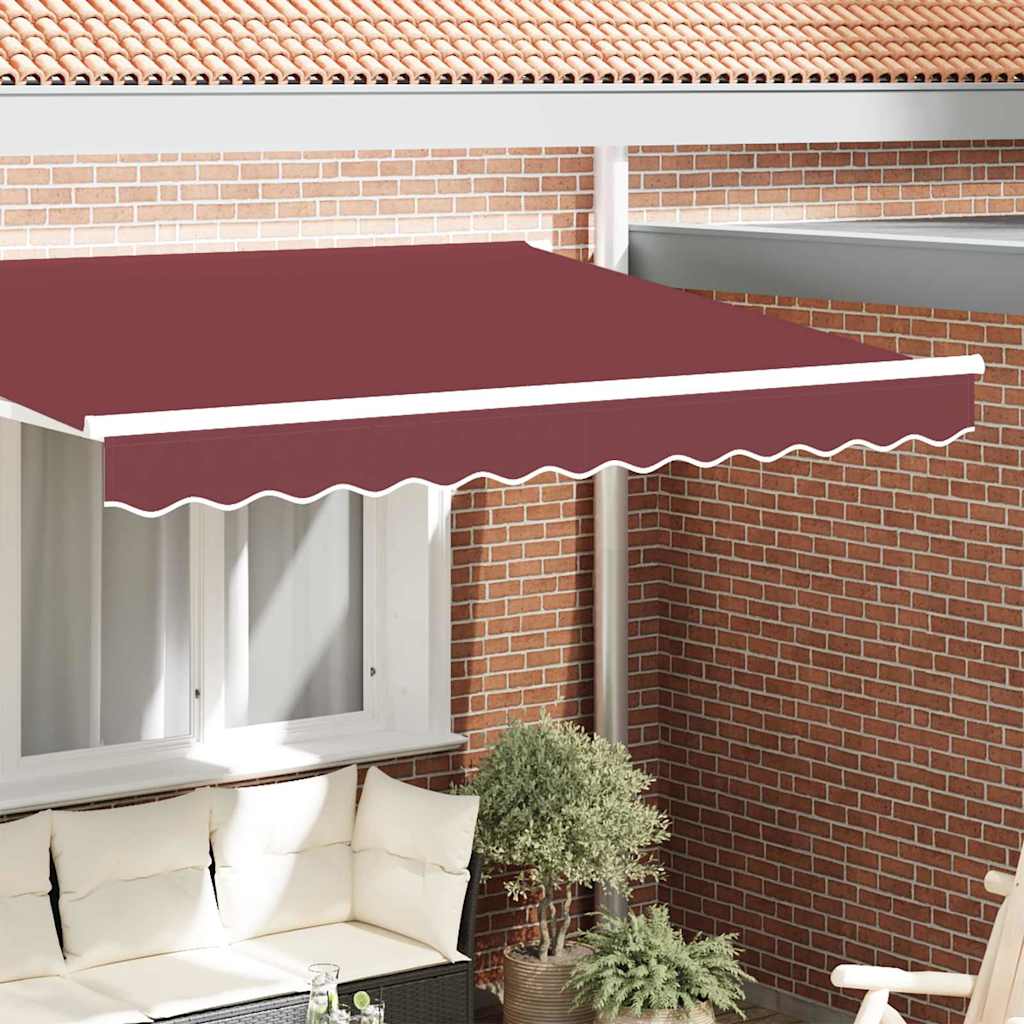 Tenda a Braccio Borgogna 2.3 x 0.2 m Tela - homemem39