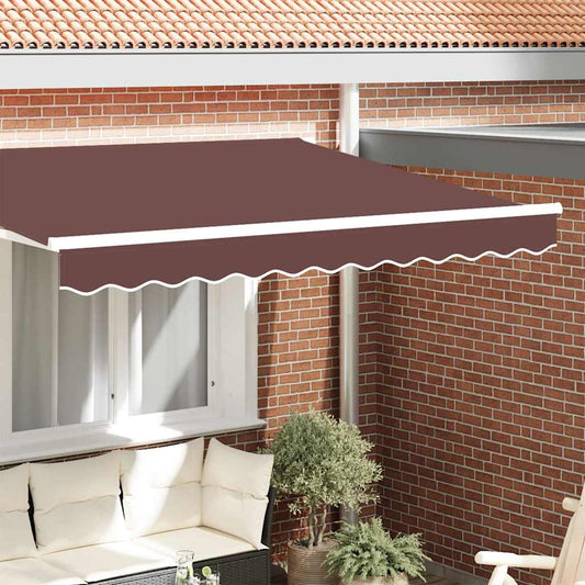 Sostituzione della mantovana per tenda Striscia Marrone 2,5 m | homemem39