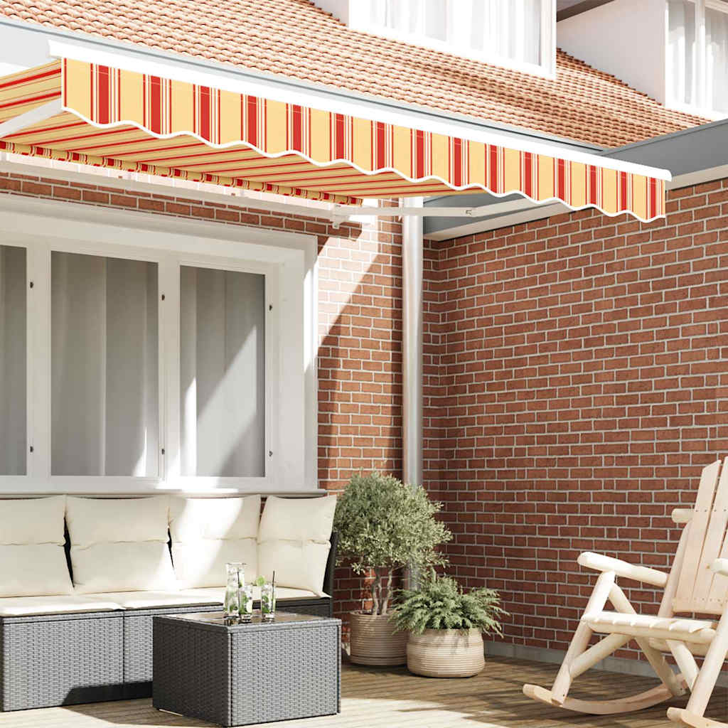 Sostituzione della mantovana per tenda Giallo e Arancione 2,5 m | homemem39