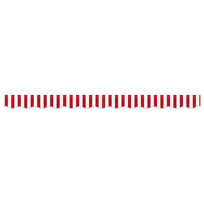 Sostituzione della mantovana per tenda Rosso e Bianco 2,5 m | homemem39