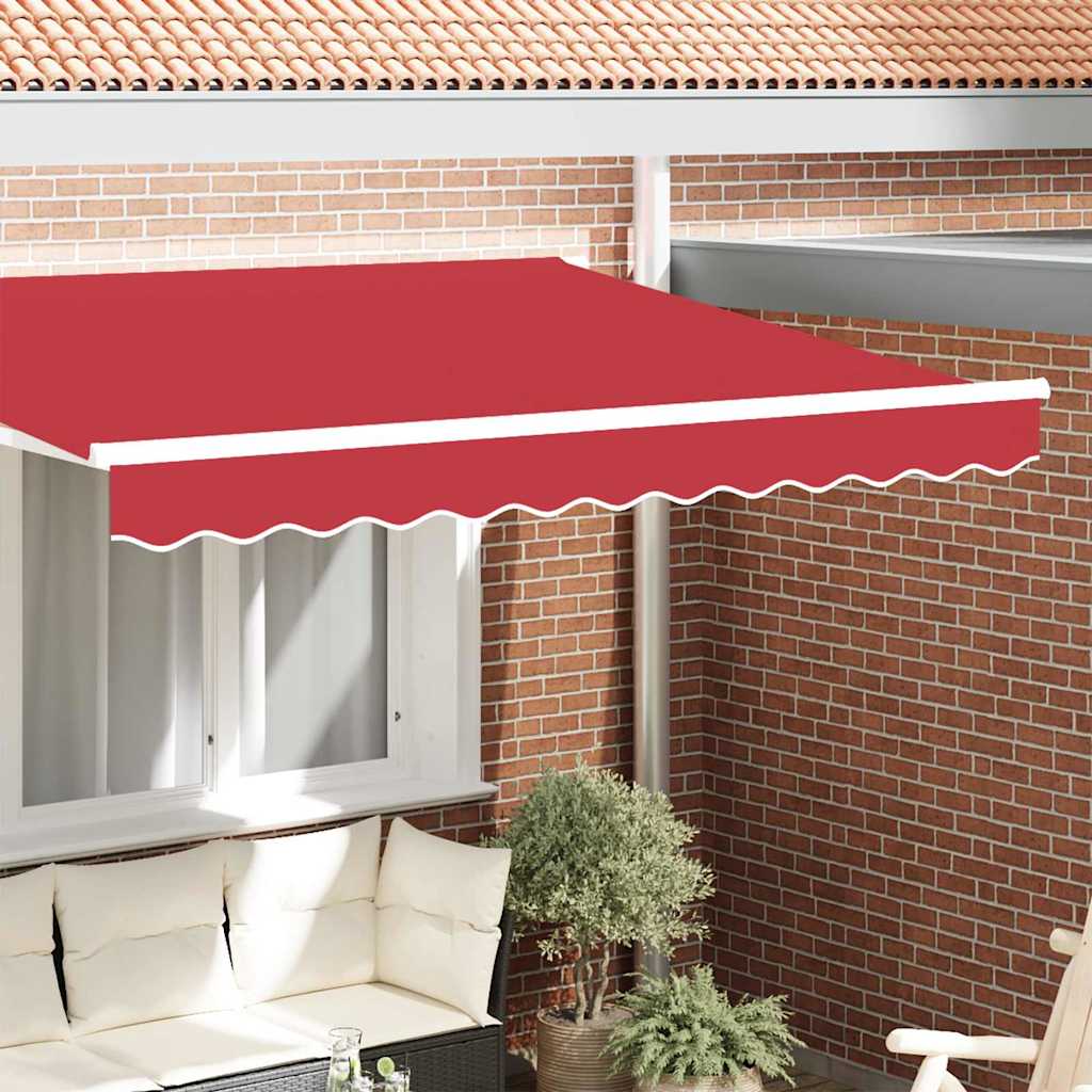 Tenda a Braccio Rosso 2.8 x 0.2 m Tela - homemem39