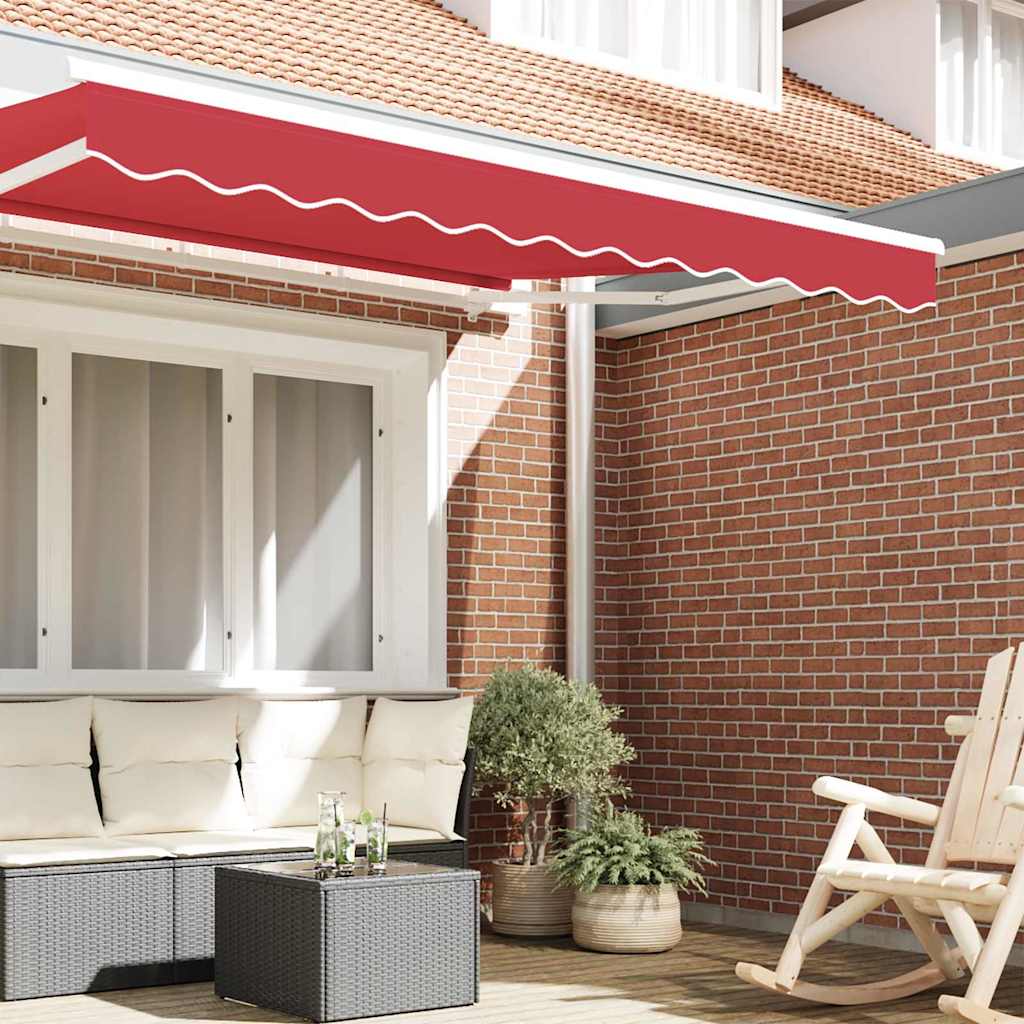 Tenda a Braccio Rosso 2.8 x 0.2 m Tela - homemem39