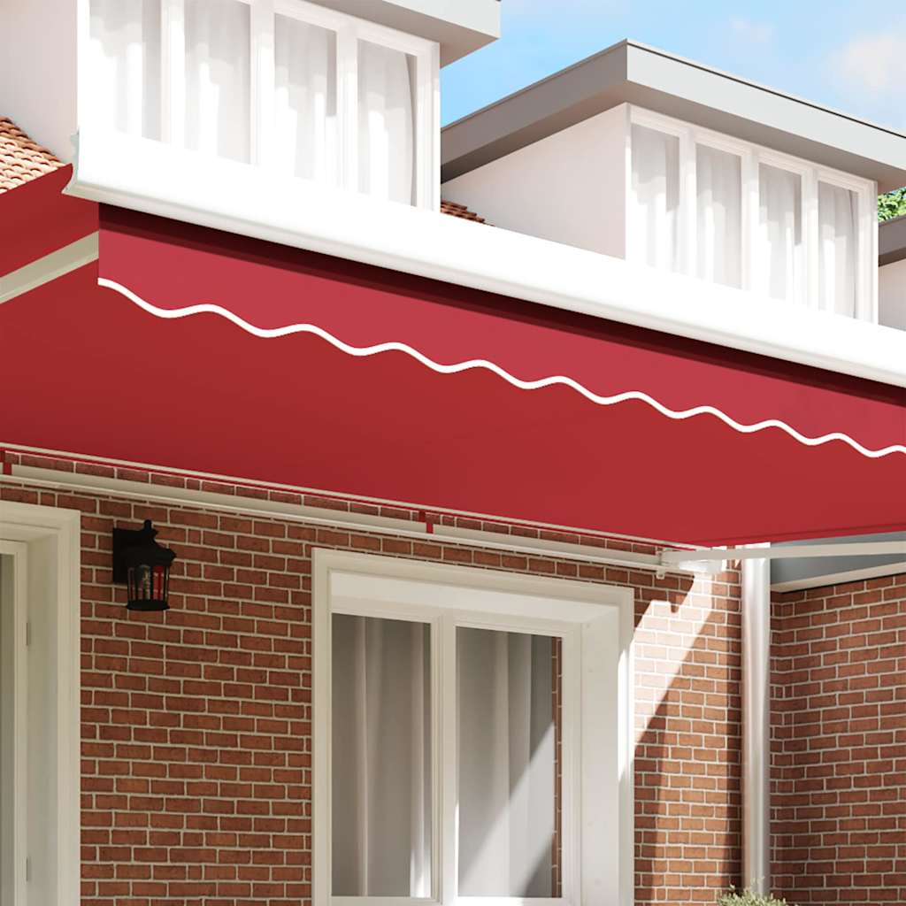 Tenda a Braccio Rosso 4.8 x 0.2 m Tela