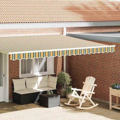 Sostituzione della mantovana per tenda Verde e giallo 4,5 m | homemem39