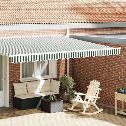 Sostituzione della mantovana per tenda Verde e Bianco 4,5 m | homemem39