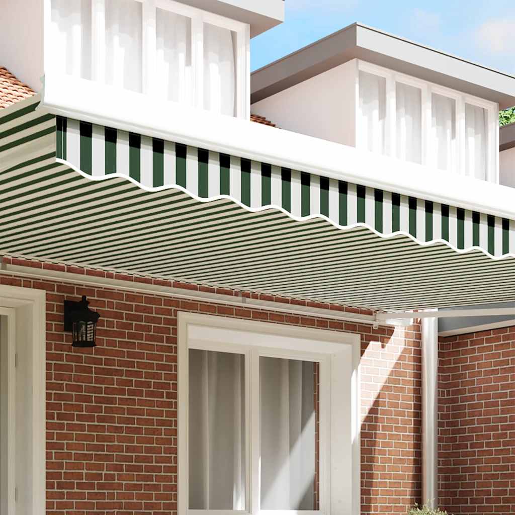 Sostituzione della mantovana per tenda Verde e Bianco | homemem39