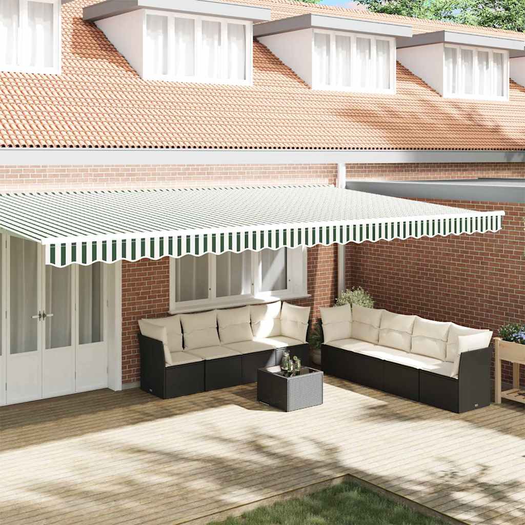 Sostituzione della mantovana per tenda Verde e Bianco 6 m | homemem39