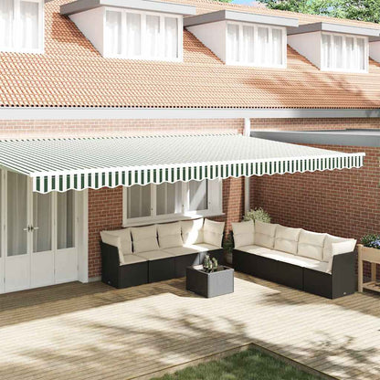 Sostituzione della mantovana per tenda Verde e Bianco 6 m | homemem39