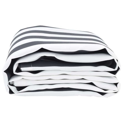 Telo di ricambio per tenda da sole Antracite e bianco 3 x 2 m - homemem39