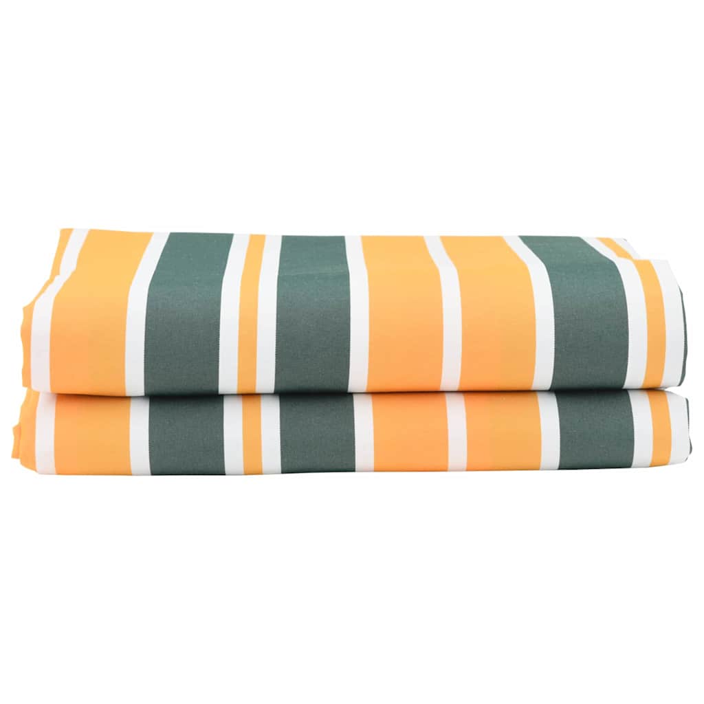 Telo di ricambio per tenda da sole Verde e giallo 10 x 1.6 m - homemem39