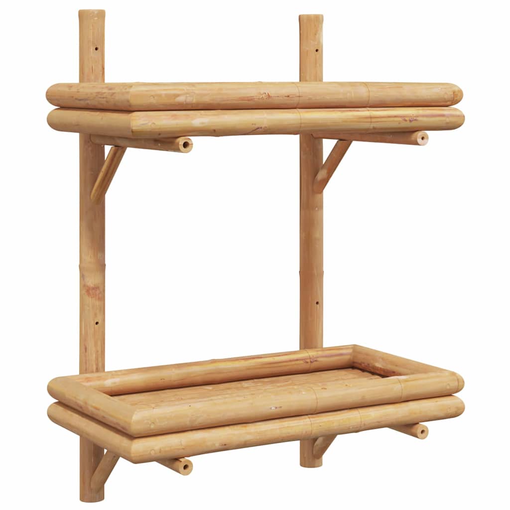 Scaffale da parete Marrone 39 x 26 x 60 cm Bambù | homemem39