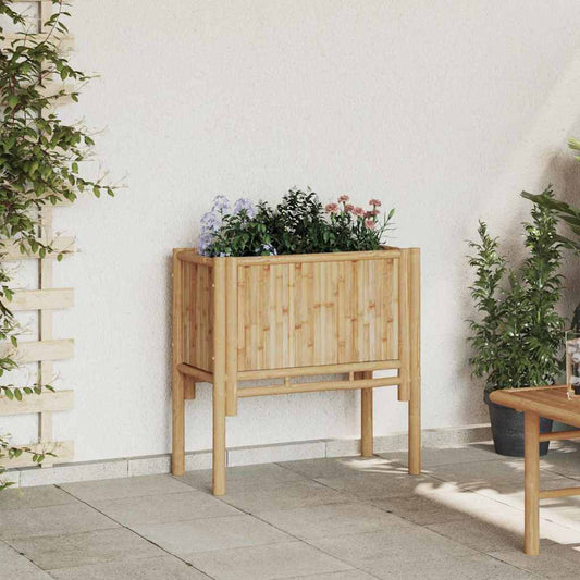 Letto rialzato da giardino Marrone 70 x 35 x 70 cm Bambù