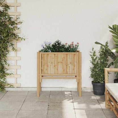 Letto rialzato da giardino Marrone 70 x 35 x 70 cm Bambù