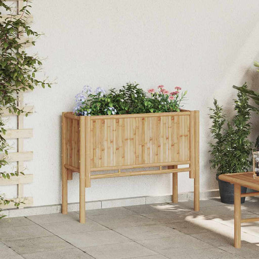 Letto rialzato da giardino Marrone 90 x 35 x 70 cm Bambù