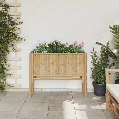 Letto rialzato da giardino Marrone 90 x 35 x 70 cm Bambù
