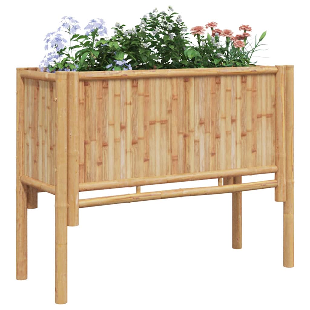 Letto rialzato da giardino Marrone 90 x 35 x 70 cm Bambù