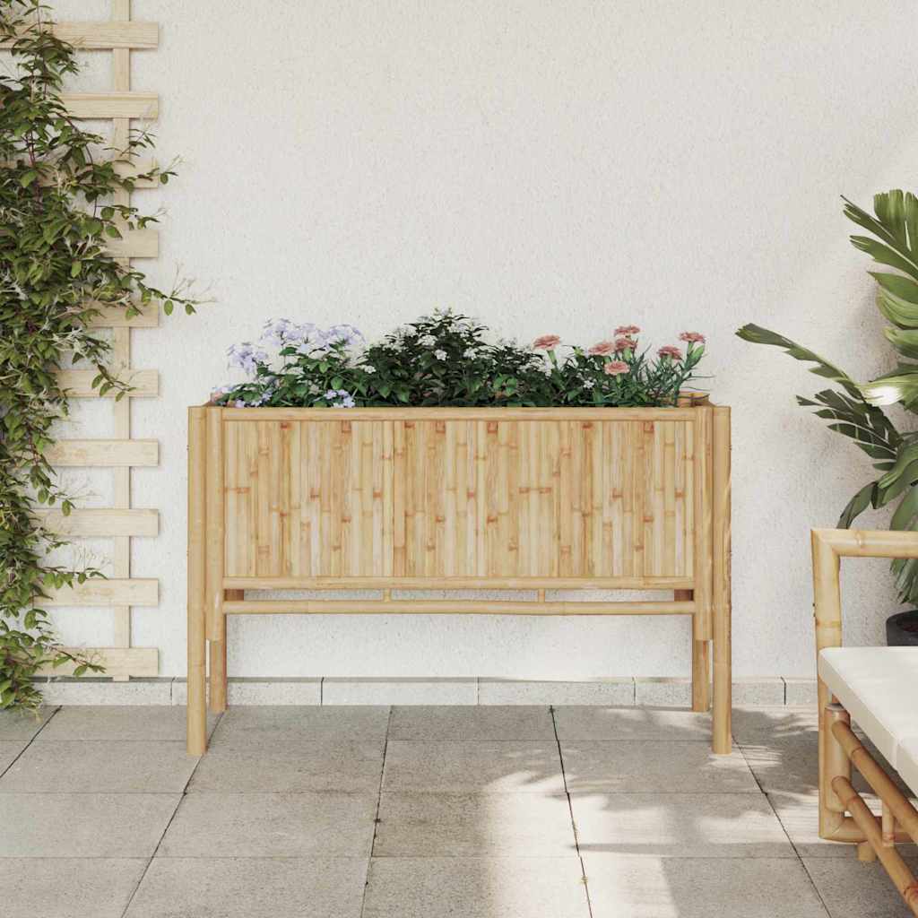 Letto rialzato da giardino Marrone 110 x 35 x 70 cm Bambù