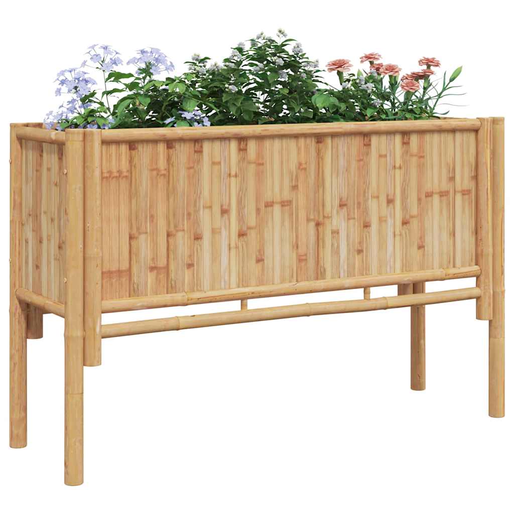 Letto rialzato da giardino Marrone 110 x 35 x 70 cm Bambù