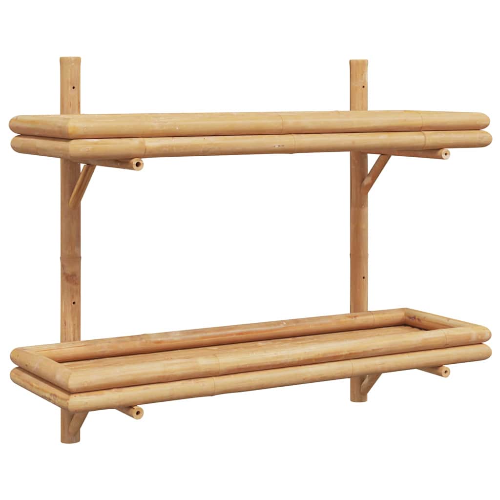 Scaffale da parete Marrone 75 x 26 x 60 cm Bambù | homemem39
