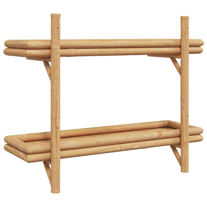 Scaffale da parete Marrone 75 x 26 x 60 cm Bambù | homemem39