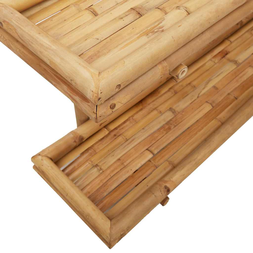 Scaffale da parete Marrone 100 x 26 x 60 cm Bambù | homemem39