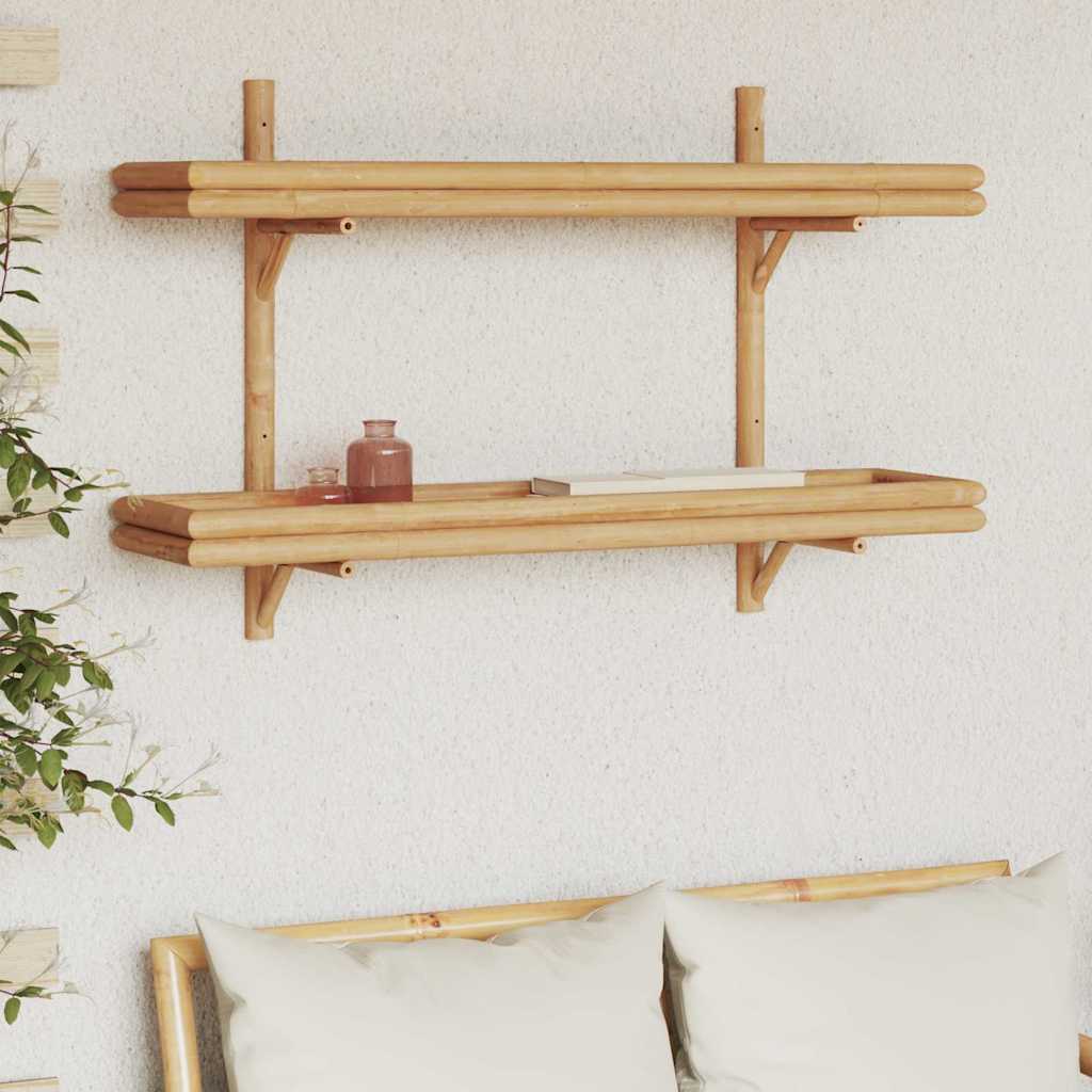 Scaffale da parete Marrone 100 x 26 x 60 cm Bambù | homemem39