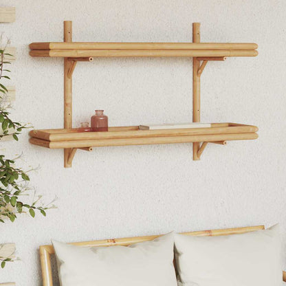 Scaffale da parete Marrone 100 x 26 x 60 cm Bambù | homemem39