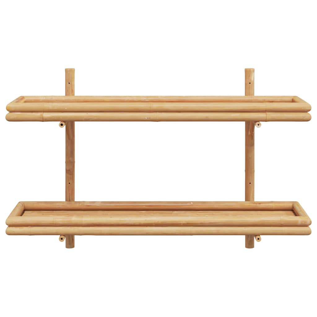 Scaffale da parete Marrone 100 x 26 x 60 cm Bambù | homemem39