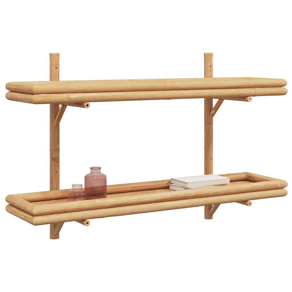 Scaffale da parete Marrone 100 x 26 x 60 cm Bambù | homemem39