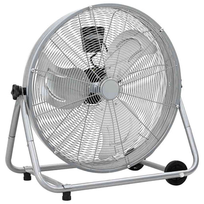 Ventilatore a tamburo con ruota 73 x 42 x 70 cm Alluminio