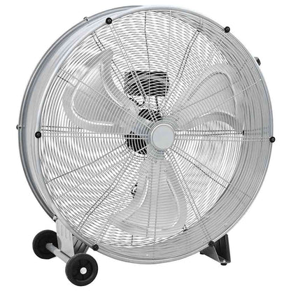 Ventilatore a tamburo con ruota 79 x 37 x 82 cm Alluminio