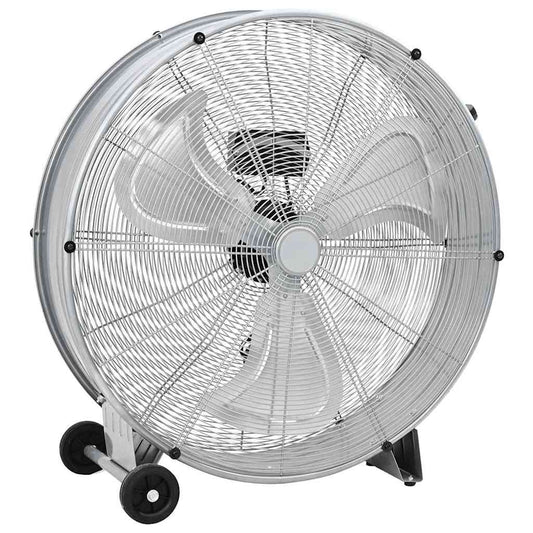 Ventilatore a tamburo con ruota 79 x 37 x 82 cm Alluminio