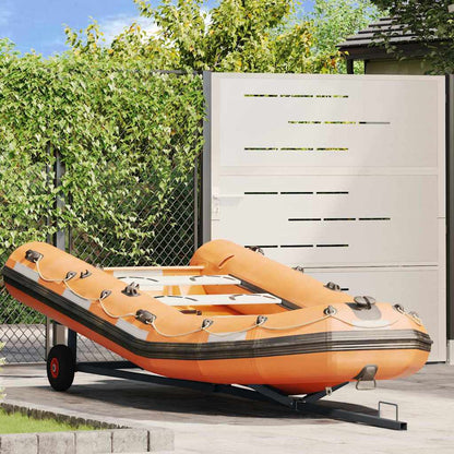 Rimorchio per barche Argento 302 x 107 x 42 cm Acciaio | homemem39