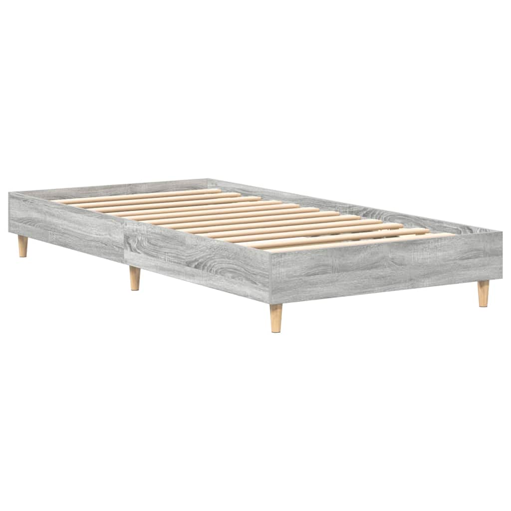 Struttura del letto Grigio Sonoma 203 x 93 x 25 cm | homemem39