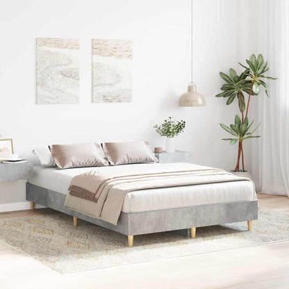 Struttura del letto Grigio cemento 193 x 123 x 25 cm | homemem39