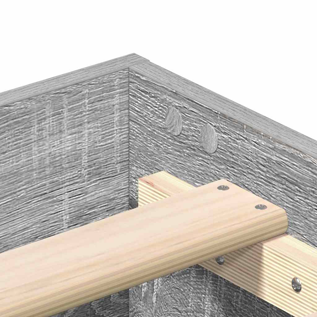 Struttura del letto Grigio sonoma 120 x 190 cm
