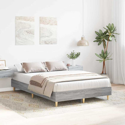 Struttura del letto Grigio Sonoma 193 x 123 x 25 cm | homemem39