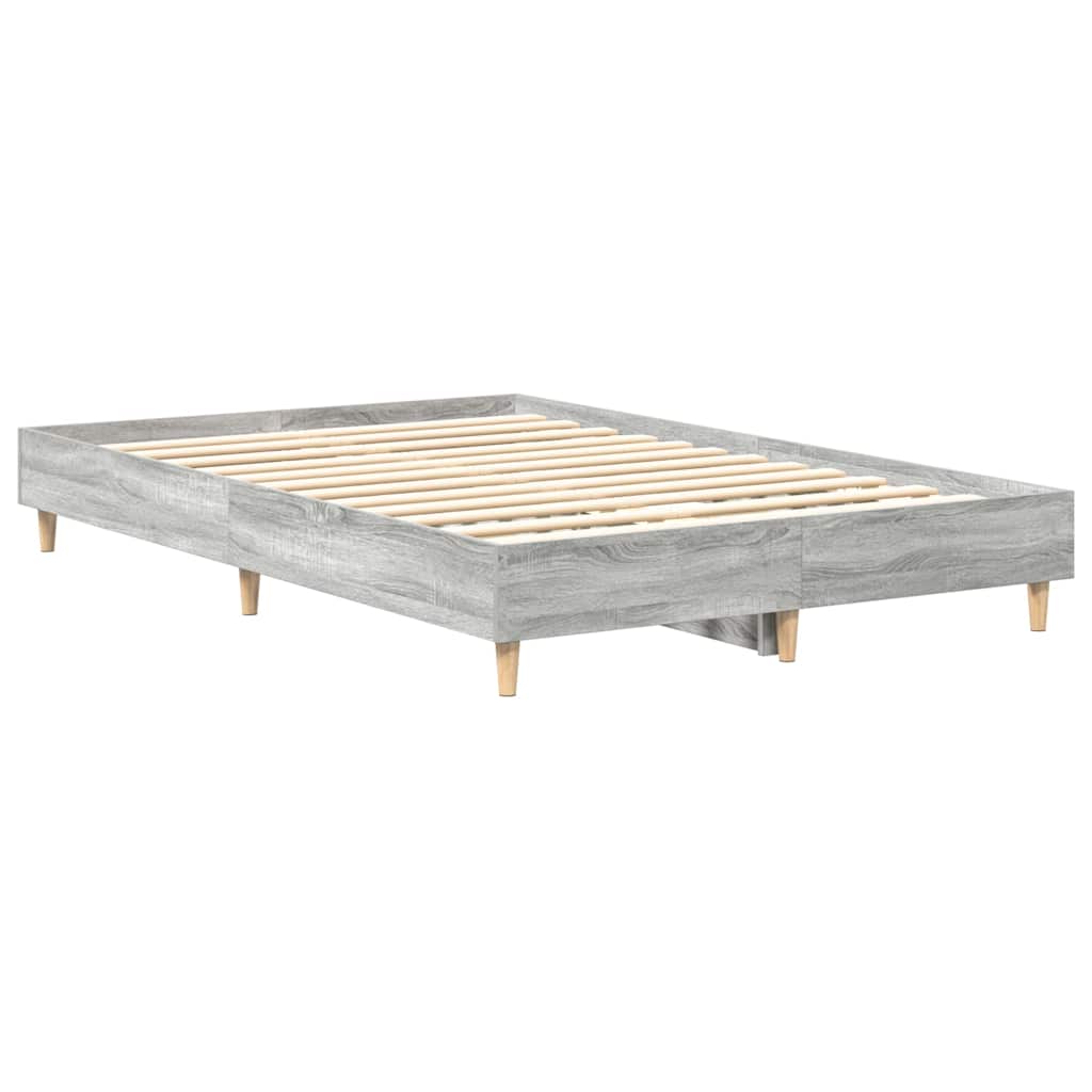Struttura del letto Grigio Sonoma 193 x 123 x 25 cm | homemem39
