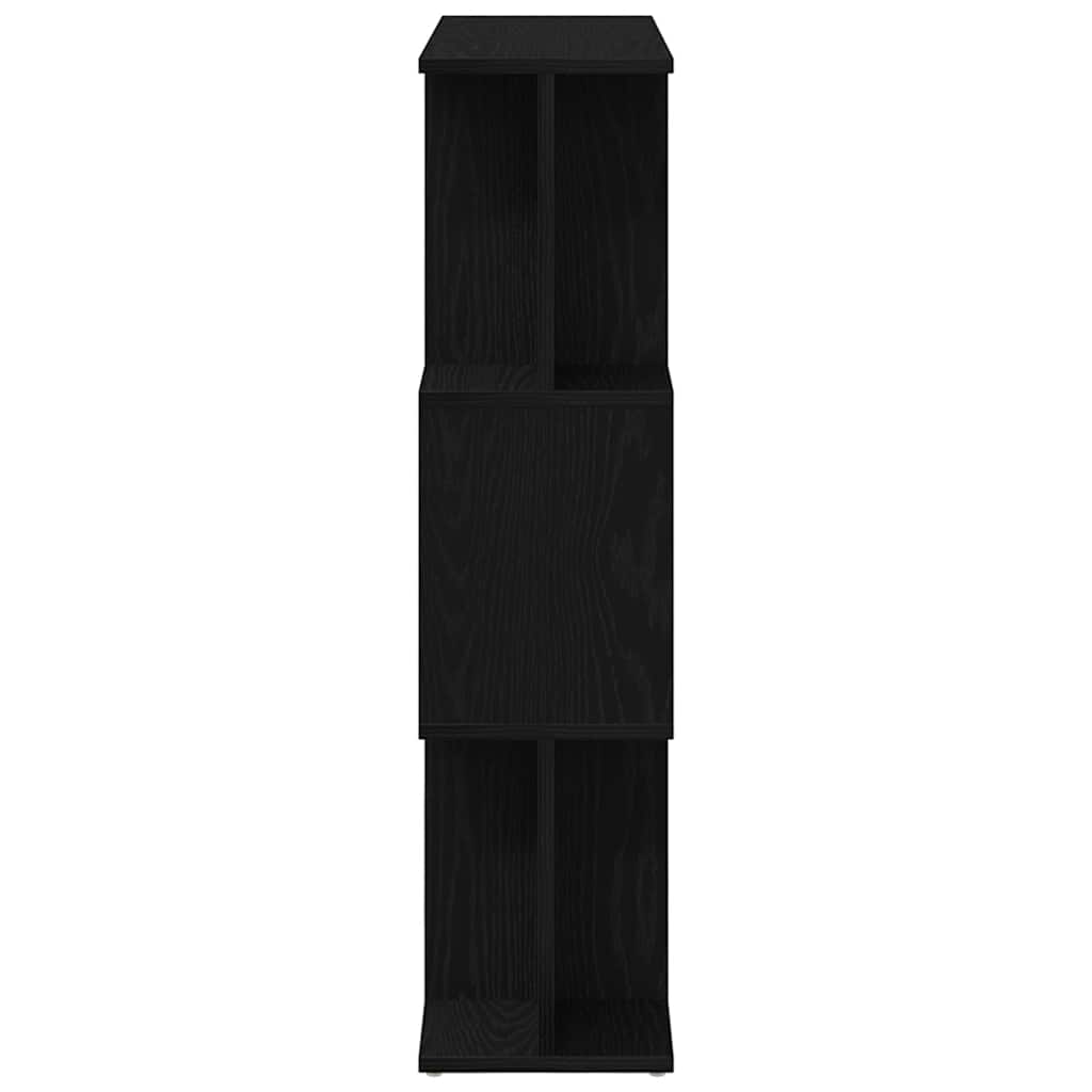 Libreria Rovere Nero 80x24x96 cm in Legno Ingegnerizzato