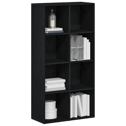 Libreria Rovere Nero 66x30x130 cm in Legno Multistrato