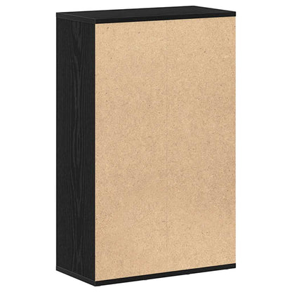 Libreria Rovere Nero 50x25x80 cm in Legno Multistrato | homemem39
