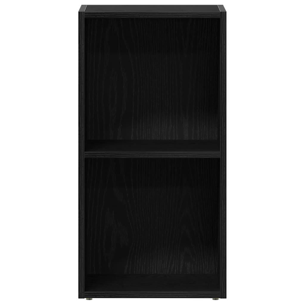 Scatola per Contenitori LP in Rovere Nero 71x34x36cm Truciolato | homemem39