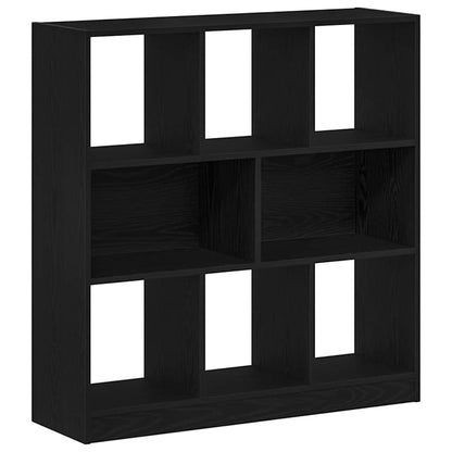 Libreria Rovere Nero 97,5x29,5x100 cm in Legno Multistrato | homemem39