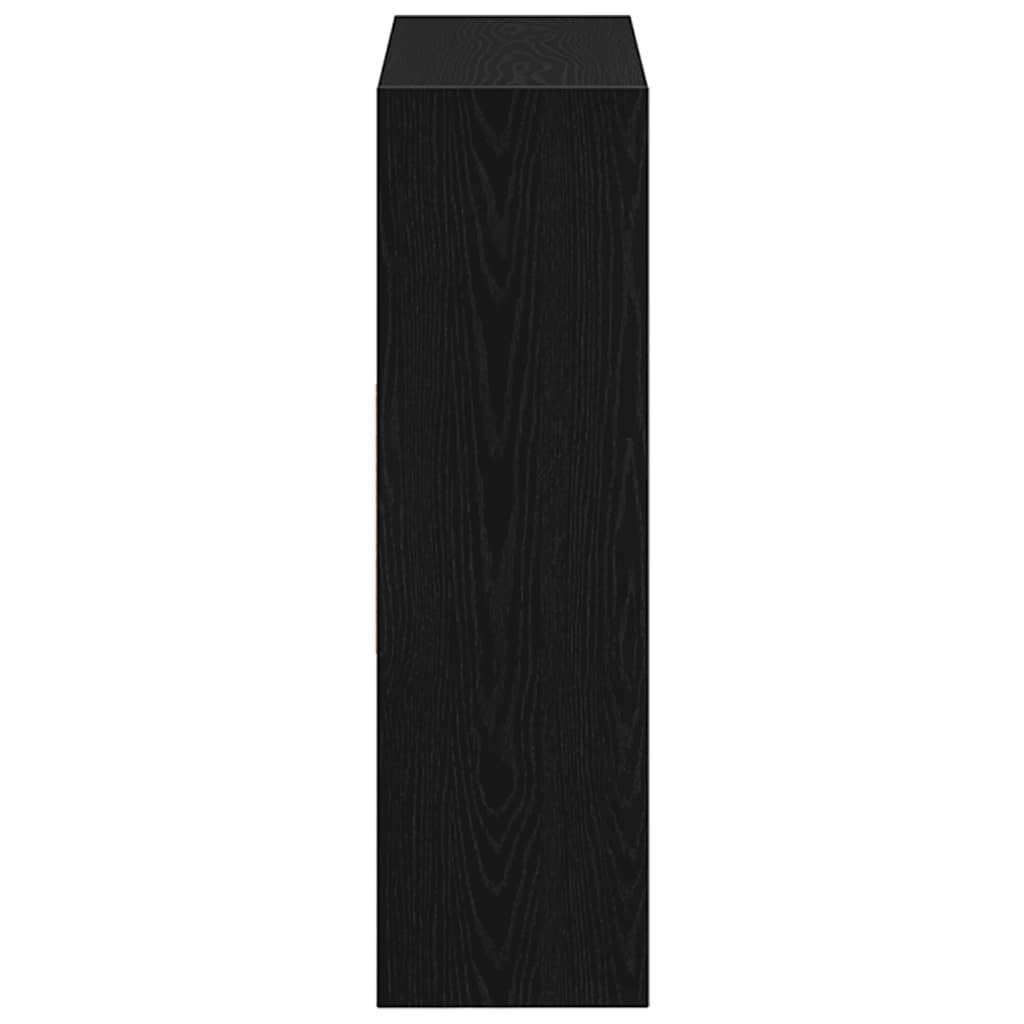 Libreria Rovere Nero 97,5x29,5x100 cm in Legno Multistrato | homemem39