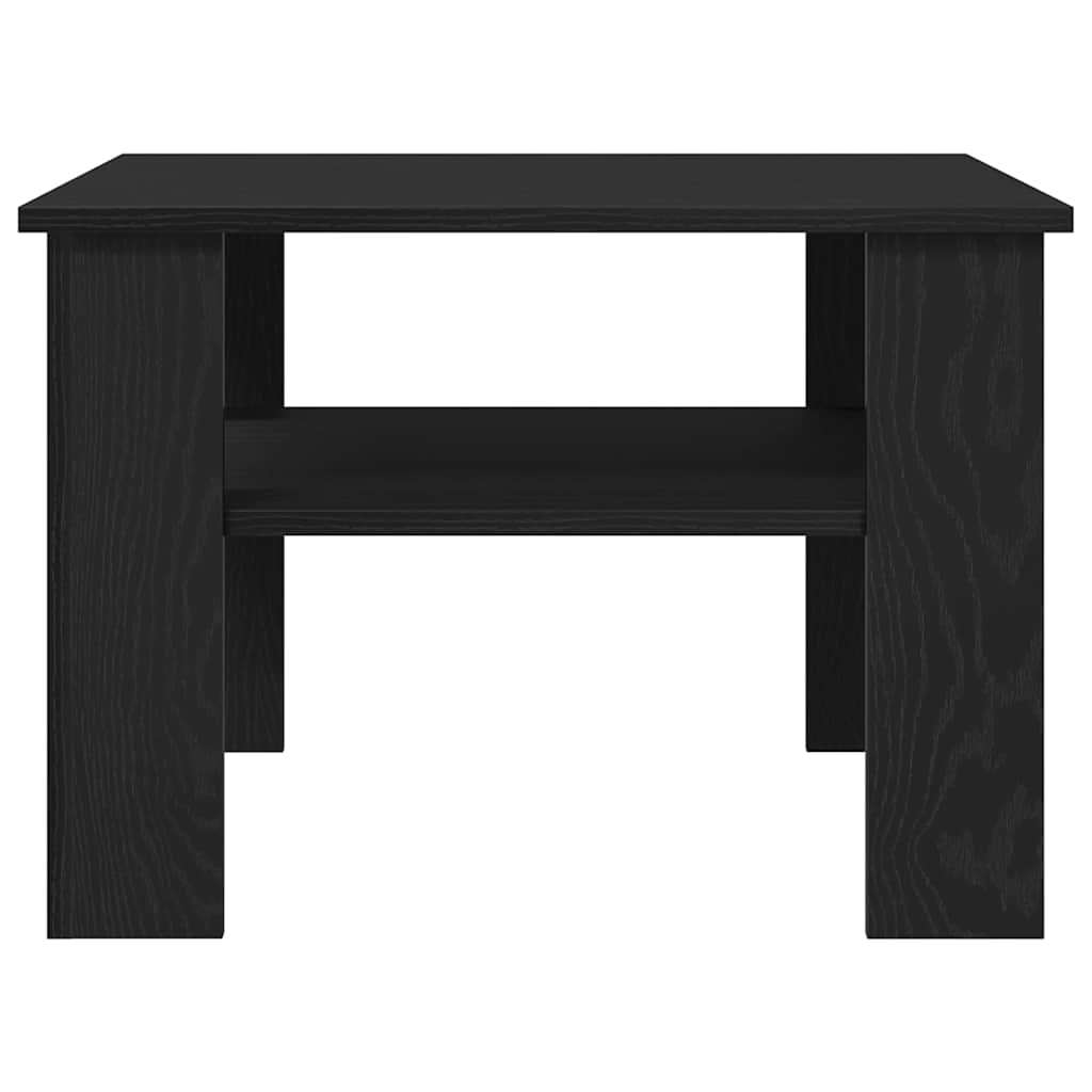 Tavolino da salotto Rovere nero 60 x 60 x 42 cm