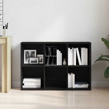 Libreria Rovere Nero 66x30x98 cm in Legno Multistrato | homemem39