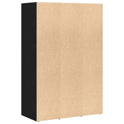 Libreria Rovere Nero 66x30x98 cm in Legno Multistrato | homemem39