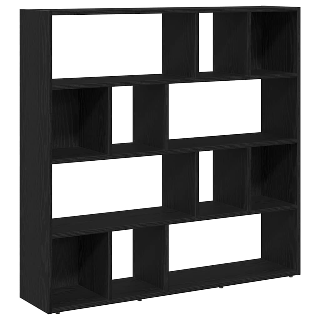 Libreria/Divisorio Rovere Nero 105x24x102 cm | homemem39