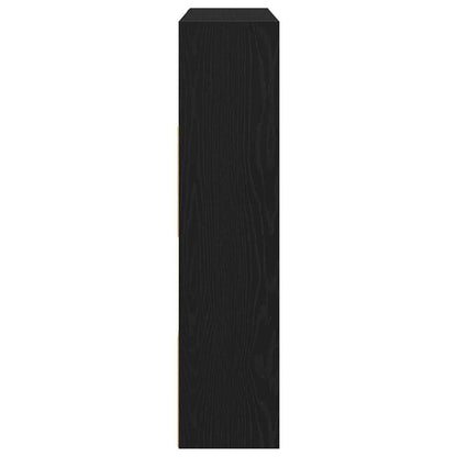 Libreria/Divisorio Rovere Nero 105x24x102 cm | homemem39